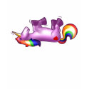 Unicorn Rolling on the Floor Laughing t-shirts