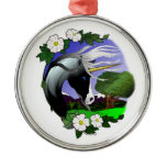 Unicorn & Roses III ©2011 Christmas Ornament
