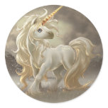 Unicorn Round Stickers