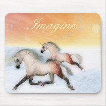 unicorn run mousepad mousepads