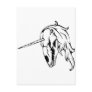 Unicorn Skull Post Cards