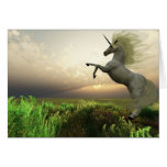 UNICORN STAG BLANK GREETING CARD