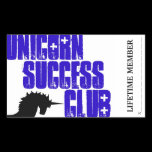 Unicorn success club membership stickers
