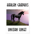UNICORN SUNSET posters