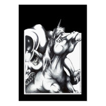 Unicorn the other, other white meat business cards
