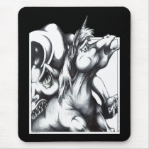 Unicorn the other, other white meat mousepads