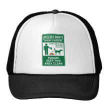 Unicorn Waste Sign Hat