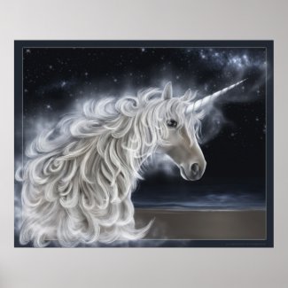 unicorn waves print