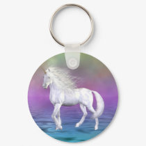 Unicorn White Beauty keychains