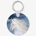 Unicorn White Beauty keychains by mickeyelvis128 Unicorn White Beauty keychains