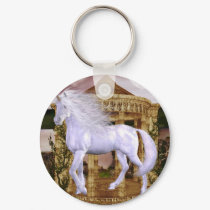 Unicorn White Beauty keychains