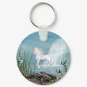 Unicorn White Beauty keychains by mickeyelvis128 Unicorn White Beauty keychains