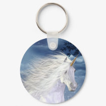 Unicorn White Beauty keychains