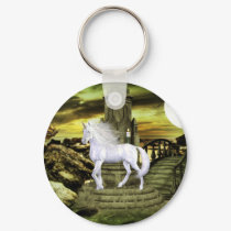 Unicorn White Beauty keychains