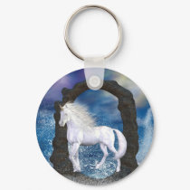 Unicorn White Beauty keychains