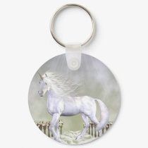 Unicorn White Beauty keychains