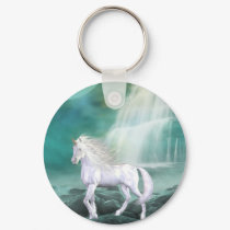 Unicorn White Beauty keychains