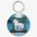 Unicorn White Beauty keychains by mickeyelvis128 Unicorn White Beauty keychains