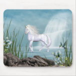 Unicorn White Beauty Mouse Mats