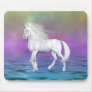 Unicorn White Beauty Mouse Pad