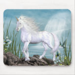Unicorn White Beauty Mouse Mats