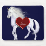 Unicorn White Beauty Mouse Mat