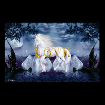 Unicorn White Beauty posters by mickeyelvis128 Unicorn White Beauty posters