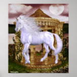 Unicorn White Beauty posters