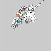 unicorn with flowers t-shirts