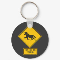 Unicorn XING keychains by thefrozenduck Unicorn XING keychains