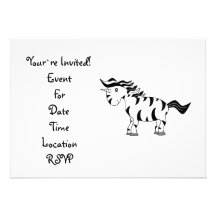 Unicorn zebra cards