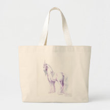 unicornio del caballo blanco bolsa