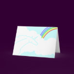 Unicorns and Rainbows Birthday Party Invitation