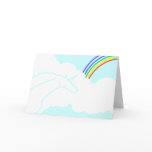 Unicorns and Rainbows Birthday Party Invitation