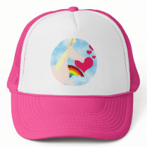 Unicorns and Rainbows Trucker Hats