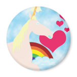 Unicorns and Rainbows Refrigerator Magnets