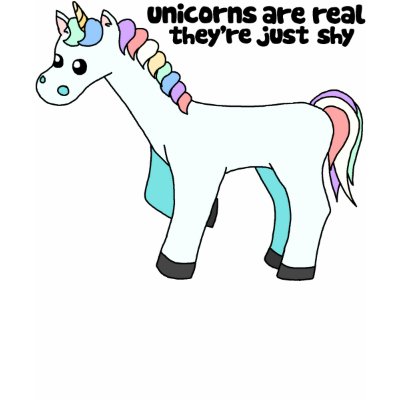 Unicorns are real tee shirt
