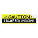 UNICORNS bumper stickers