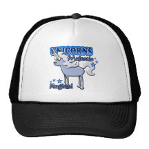 Unicorns Design Mesh Hats