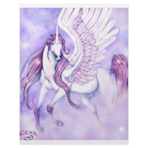 Unicorns Flight of Fancy Letterhead Design