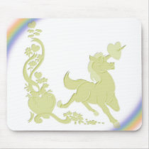 Unicorns Hearts Flowers Rainbows 04 mousepads