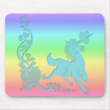Unicorns Hearts Flowers Rainbows 9 Mouse Mats