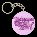 Unicorns Kick Ass Key Chain