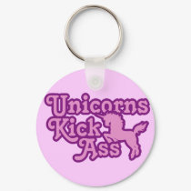 Unicorns Kick Ass keychains