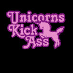Unicorns Kick Ass womens 80s Tank Top