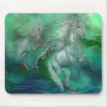 Unicorns Of The Sea Mousepad