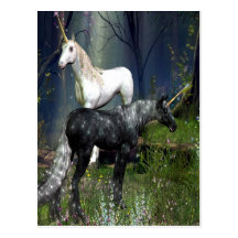 Unicorns Postcard