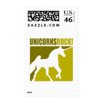 Unicorns Rock #2 postage by NWDesignsAndMore Unicorns Rock #2 postage