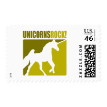 Unicorns Rock #2 postage by NWDesignsAndMore Unicorns Rock #2 postage