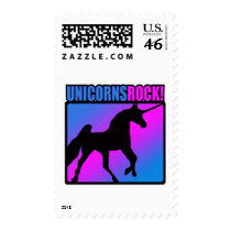 Unicorns Rock #5 postage by NWDesignsAndMore Unicorns Rock #5 postage